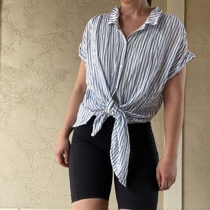 oversized button down shirt